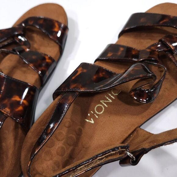 Vionic Paros 342 Slingback Orthopedic Sandals Brown Women's Size 7 tvw4702 - Picture 8 of 9